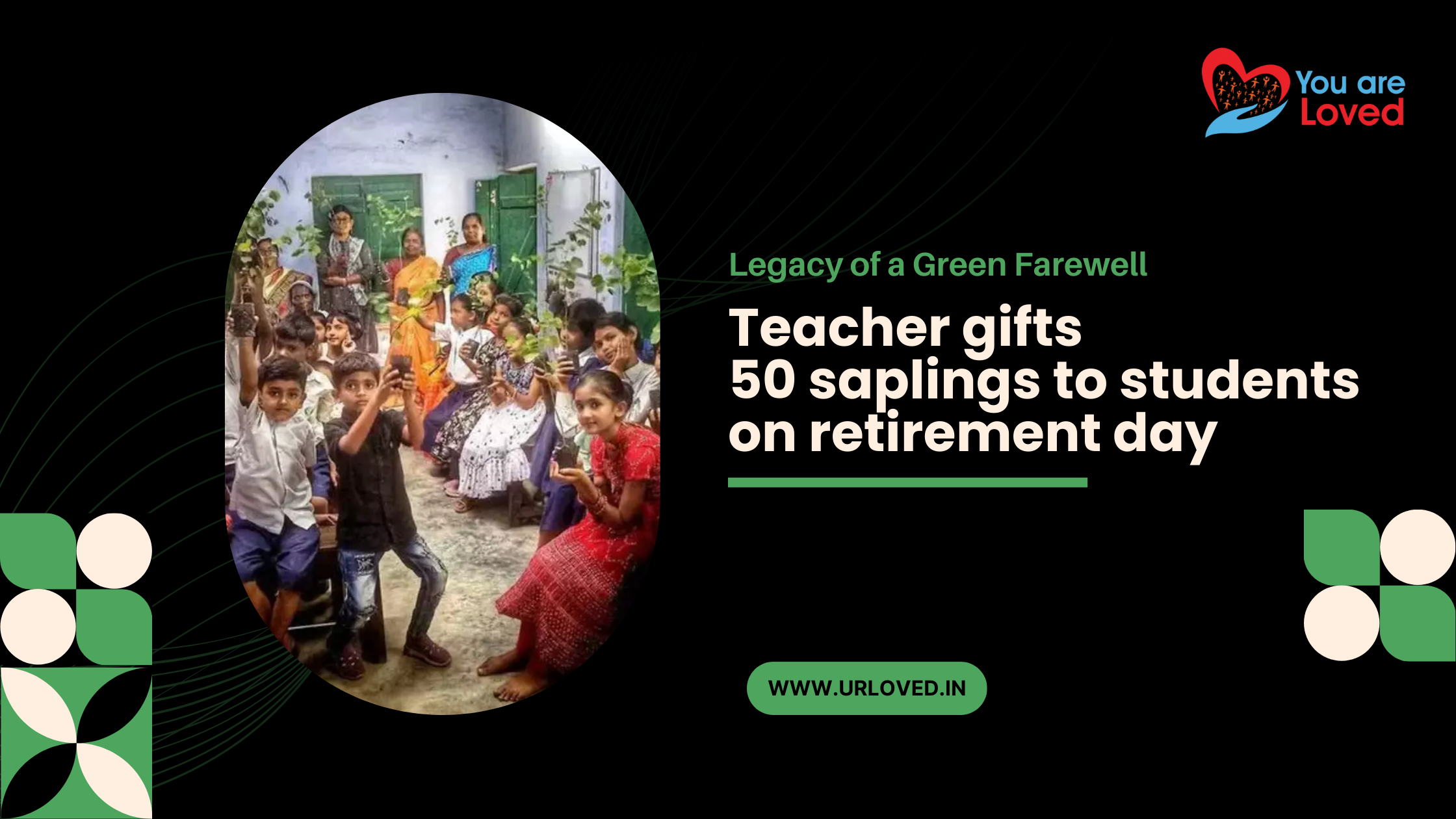 A Teacher’s Lasting Legacy: Retiring Educator Gifts 50 Saplings to Students in Heartfelt Farewell